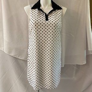 Danillo Boutique Swing Dress - black and white dot